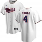 Mens Womens Youth MIN #4 Carlos Correa Cool Jersey White