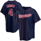 Mens Womens Youth MIN #4 Carlos Correa Cool Jersey Navy Blue