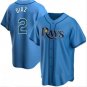 Men's Womens Youth TBR #2 Yandy Diaz Player Jersey Blue