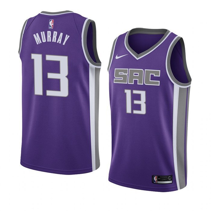 Men's & Youth Kings #13 Keegan Murray Icon Jersey Purple