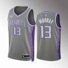 Men's & Youth Kings #13 Keegan Murray City Jersey Gray