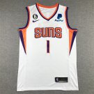 Men & Youth Phinex #1  Devin Booker Jersey White 2023