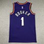 Men's & Youth Phoenix Suns 1 Devin Booker Retro Jersey Purple