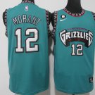 Men's Memphis Grizzlies #12 Ja Morant Green Retro Jersey