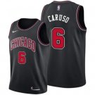 Men's Chicago Bulls #6 Alex Caruso Basketball Jersey black