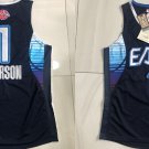 Men's East All-Star Game #1 Allen Iverson Jersey Blue Pistons 2009
