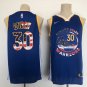 Men's Warriors #30 Stephen Curry Jersey USA Flag Blue
