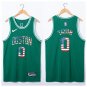 Men's Celtics #0 Jayson Tatum 75TH Jersey Green USA Flag Version