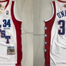 Men's 2004 All-Star Game #34 Shaquille O'Neal White Jersey Lakers West