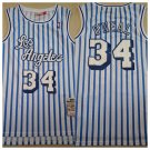Mens Lakers Shaquille O'Neal #34 Throwback Jersey white stripe