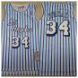 Mens Lakers Shaquille O'Neal #34 Throwback Jersey white stripe