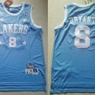 Men's Lakers #8 Kobe Bryant Jersey Blue Royal Four Star Mesh Throwback