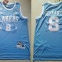 Men's Lakers #8 Kobe Bryant Jersey Blue Royal Four Star Mesh Throwback