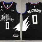 Men's Clippers #0 Russell Westbrook Statement Jersey Black 2023