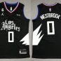 Men's Clippers #0 Russell Westbrook Statement Jersey Black 2023