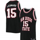 Men's San Diego State #15 Kawhi Leonard Black Original Jersey