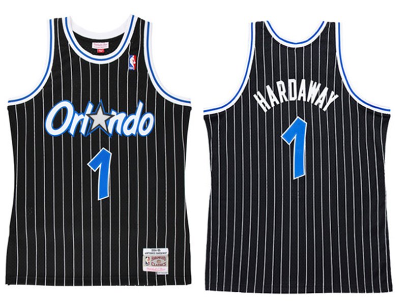 Men's Magic #1 Penny Hardaway Mitchell & Ness Jersey Black