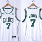 Men's & Kids Celtics #7 Jaylen Brown Stitched Jersey White 2023