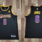Men's LA Lakers #6 LeBron James Award Edition Jersey Black