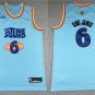 Men's Slam Dunk #6 LeBron James Jersey Blue King James