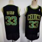 Men's Celtics #33 Larry Bird Classic Reload Basketball Jersey Black Gold