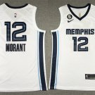 Men & Youth Memphis Grizzlies #12 Ja Morant Jersey White 2023