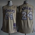 Men's Lakers #24 Kobe Bryant Hardwood Classic Jersey Off White