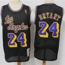 Men's LA Lakers #24 Kobe Bryant Classic Latin Jersey Retro Black