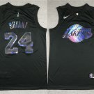 Kobe Bryant #24 Black Jersey Lakers Rainbow Edition Mens