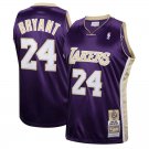 Men's Lakers #24 Kobe Bryant Jersey Purple Hall Of Fame