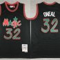 Men's Magic #32 Shaquille O'Neal Black Jersey Lattice Checked Plaid