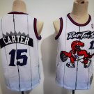 Youth & Kids #15 Vince Carter Raptors Retro White nba Jersey