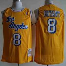 Men's Los Angeles Lakers #8 Kobe Bryant Stitched Jersey Gold Yellow