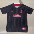 Men's Liverpool Co branded Edition LeBron James Jersey Black