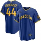 Julio Rodríguez City Jersey Blue Royal Mariners #44 Shirt Unisex & Kids
