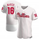 Brandon Marsh Jersey White Phillies #16 Authentic Jerseys Mens