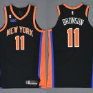 Men's & Youth Knicks #11 Jalen Brunson City Jersey Black 2023