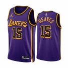 Men's & Youth Lakers #15 Austin Reaves Purple Jersey Statement 2023
