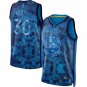 Men's Warriors #30 Stephen Curry MVP Basketball Jersey Blue 2023