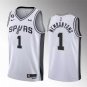 Men' San Antonio Spurs #1 Victor Wembanyama Jersey White Association Edition
