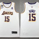 Men's & Youth #15 Austin Reaves Lakers Association Edition White Jersey