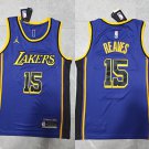 Men's & Youth Lakers #15 Austin Reaves Statement Edition Purple Jersey 2023