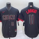 Unisex CIN #11 Barry Larkin Black 2023 City Connect Jersey 2