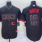 Any Size CIN #19 Joey Votto Black 2023 City Connect Jersey