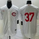 Men's CIN #37 Tyler Stephenson White Field of Dreams Stitched Player Jersey
