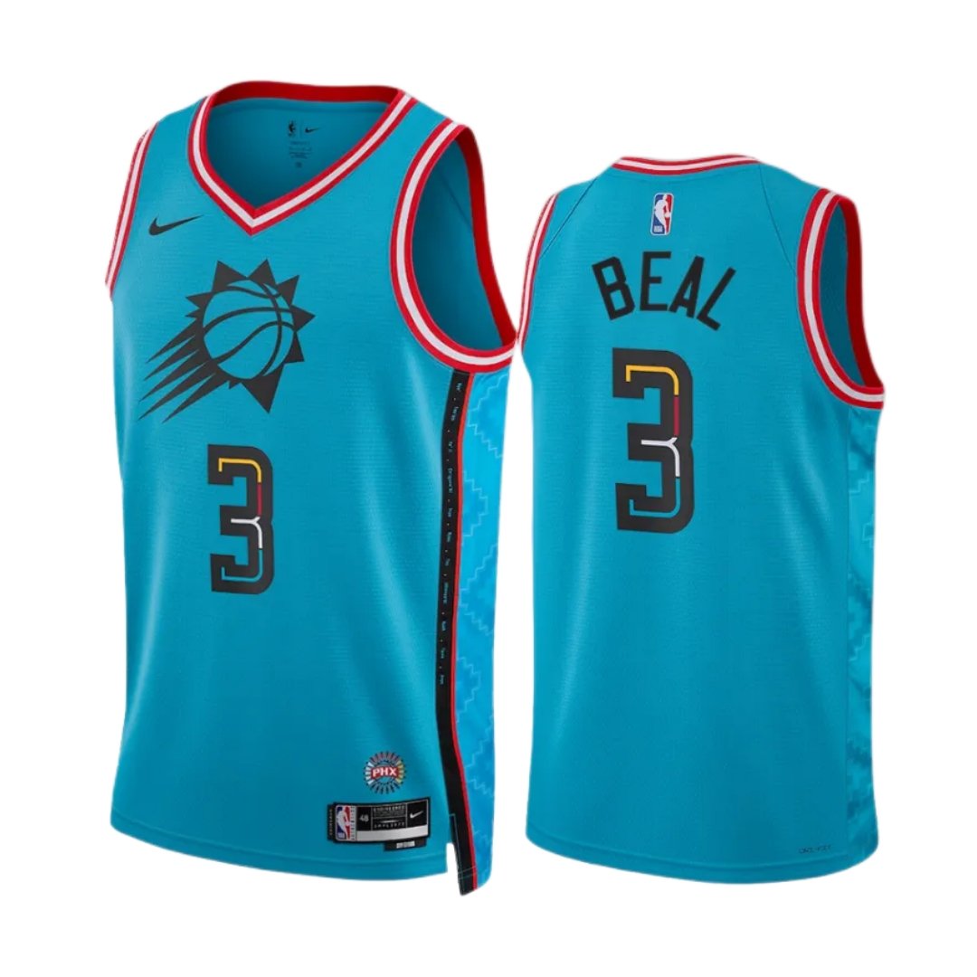 Men's & Youth Suns #3 Bradley Beal City Jersey Blue