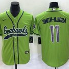 Mens Seattle Seahawks #11 Jaxon Smith-Njigba Player Jersey Green