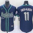 Mens Seattle Seahawks #11 Jaxon Smith-Njigba Player Jersey Navy