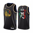 Men's All star Warriors #95 Juan Toscano-Anderson Black Jersey Mexico Edition