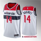 Men's Youth Wizards 14 Landry Shamet Association Jersey white